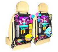 Newaner 2 pezzi Protezione dello schienale dell'auto supporto multi-tasca organizzatore,panno oxford prevenire calcio usato per auto sedile posteriore grande organizzatore.