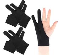 Newaner 4 PCS Guanto per Disegnare Display Grafico, Guanti da Disegno per Tavoletta Grafica, Guanti per Artisti Antivegetativa, Guanti da Disegno Elastic, per mano destra e sinistra Artista (L)