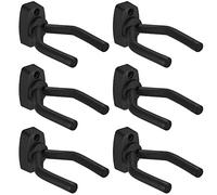 Newaner Chitarra Parete Ganci Stand Confezione da Guitar Supporto Gancio Montaggio a parete Ganci Appendi Titolare per Chitarra Elettrica Basso Elettrico Ukulele Violino (6 pacco)