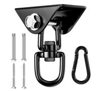 Newaner Gancio soffitto in Acciaio Inossidabile 450 kg capacità Portante 360° Rotazione, Ganci Altalena Cuscinetto con Fissaggio a Vite per Sedia Sospesa, Altalena, Yoga, Sacco da Boxe, Amaca