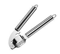 Newaner Spremiaglio, 20cm Pressa-aglio, Schiaccia Aglio in Acciaio Inox, Pratici gadget da cucina, Comodo e facile da pulire Lavabile in lavastoviglie, Con scanalatura di pressione rimovibile.