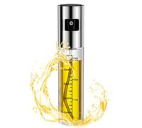 Newaner Spruzzino per Olio, 100 ML Spray Olio con Scala, Spruzzatore Olio Bottiglia di Olio o aceto Riutilizzabile Trasparente, Adatto per Cucinare, Grigliare, cuocere al Forno, Pasta, insalate