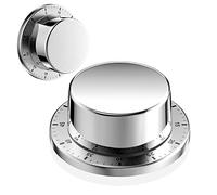 Newaner Timer da Cucina Meccanico, Timer Cucina Magnetico Adsorbibile in Acciaio Inossidabile, Conto Alla Rovescia Rotante da 60 Minuti Facile da Usare per Cucinare Dolci Cuocere Uova Sode