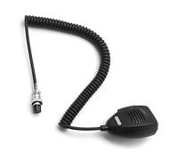 NEWASHAN Microfono portatile per ricetrasmettitore radio marino presidente CB Ham Harry Johhny Walker Johnson Lincoln II McKinley rotondo a 6 pin spalla altoparlante microfono clip posteriore Micro