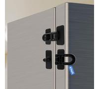 NewBinn 4 Pezzi Serrature di Sicurezza per Frigorifero, Frigorifero Sicurezza Lucchetto Bambini per Frigoriferi, Mobili, Armadi e Cassetti, Senza Perforazione, Bianco