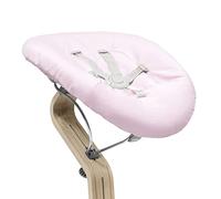Newborn Set Stokke Nomi, Grey/Grey Pink - Include una cintura di sicurezza a 5 punti e un set di tessuti reversibili e lavabili - Compatibile con tutte le sedie Stokke Nomi