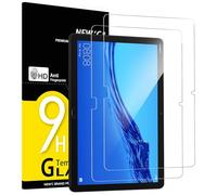 NEW'C 2 Pezzi, Pellicola Prottetiva per Huawei MediaPad M5 Lite 10,1 Pollici, Vetro Temperato, Senza Bolle, Durezza 9H, 0,33mm Ultra Trasparente, Ultra Resistente