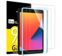 NEW'C 2 Pezzi, Pellicola Prottetiva per iPad 10,2 Pollici (Modello 2021/2020/2019, 9/8/7 Generazione), Vetro Temperato, Telaio di facile installazione, Durezza 9H,Ultra Resistente