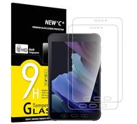 NEW'C 2 Pezzi, Pellicola Prottetiva per Samsung Galaxy Tab Active3, Vetro Temperato, Senza Bolle, Durezza 9H, 0,33mm Ultra Trasparente, Ultra Resistente