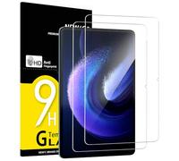 NEW'C 2 Pezzi, Pellicola Prottetiva per Xiaomi Pad 6 / Xiaomi Pad 6 Pro (11 pollici), Vetro Temperato, Senza Bolle, Durezza 9H, 0,33mm Ultra Trasparente, Ultra Resistente