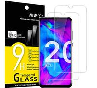 NEW'C 2 Pezzi, Vetro Temperato per Honor 20 Lite, Honor 20i, Pellicola Prottetiva Anti Graffio, Anti-Impronte, Senza Bolle, Durezza 9H, 0,33mm Ultra Trasparente, Ultra Resistente