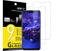 NEW'C 2 Pezzi, Vetro Temperato per Huawei Mate 20 Lite, Honor Play, Pellicola Prottetiva Anti Graffio, Anti-Impronte, Senza Bolle, Durezza 9H, 0,33mm Ultra Trasparente, Ultra Resistente