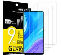 NEW'C 2 Pezzi, Vetro Temperato per Huawei Y9 Prime 2019, Enjoy 10 Plus, Pellicola Prottetiva Anti Graffio, Anti-Impronte, Senza Bolle, Durezza 9H, 0,33mm Ultra Trasparente, Ultra Resistente