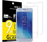NEW'C 2 Pezzi, Vetro Temperato per Samsung Galaxy J3 2018, Pellicola Prottetiva Anti Graffio, Anti-Impronte, Senza Bolle, Durezza 9H, 0,33mm Ultra Trasparente, Ultra Resistente