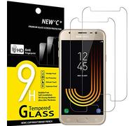 NEW'C 2 Pezzi, Vetro Temperato per Samsung Galaxy J5 2017, Pellicola Prottetiva Anti Graffio, Anti-Impronte, Senza Bolle, Durezza 9H, 0,33mm Ultra Trasparente, Ultra Resistente