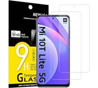 NEW'C 2 Pezzi, Vetro Temperato per Xiaomi Mi 10T Lite 5G, Pellicola Prottetiva Anti Graffio, Anti-Impronte, Senza Bolle, Durezza 9H, 0,33mm Ultra Trasparente, Ultra Resistente
