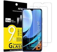 NEW'C 2 Pezzi, Vetro Temperato per Xiaomi Redmi 9T / Xiaomi Poco M3, Pellicola Prottetiva Anti Graffio, Anti-Impronte, Senza Bolle, Durezza 9H, 0,33mm Ultra Trasparente, Ultra Resistente