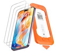 NEW'C 3 Pezzi, Pellicola Protettiva Schermo Intero per iPhone 14 Pro Max/14 Plus, iPhone 13 Pro Max (6,7 pollici) [Installazione Automatica], Vetro Temperato - Ultra Resistente - Adatta alla Custodia