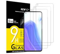 NEW'C 3 Pezzi, Pellicola Prottetiva per Xiaomi Mi 10T 5G, Mi 10T Pro 5G, Pellicola Prottetiva Anti Graffio, Anti-Impronte, Senza Bolle, Durezza 9H, 0,33mm Ultra Trasparente, Ultra Resistente