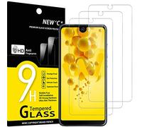 NEW'C 3 Pezzi, Vetro Temperato Compatibile con Wiko View 2, Pellicola Prottetiva Anti Graffio, Anti-Impronte, Durezza 9H, 0,33mm Ultra Trasparente, Ultra Resistente