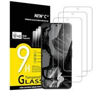 NEW'C 3 Pezzi, Vetro Temperato per Google Pixel 8A, Pellicola Prottetiva, Senza Bolle, Durezza 9H, 0,33mm Ultra Trasparente, Ultra Resistente