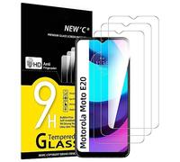 NEW'C 3 Pezzi, Vetro Temperato per Motorola Edge 20, Pellicola Prottetiva, Senza Bolle, Durezza 9H, 0,33mm Ultra Trasparente, Ultra Resistente.