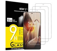 NEW'C 3 Pezzi, Vetro Temperato per OnePlus 13R, OnePlus Ace 5, Pellicola Prottetiva Anti Graffio, Anti-Impronte, Senza Bolle, Durezza 9H, 0,33mm Ultra Trasparente, Ultra Resistente