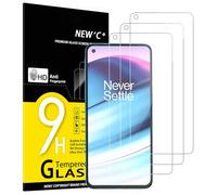 NEW'C 3 Pezzi, Vetro Temperato per OnePlus Nord CE 5G, Pellicola Prottetiva, Senza Bolle, Durezza 9H, 0,33mm Ultra Trasparente, Ultra Resistente