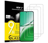 NEW'C 3 Pezzi, Vetro Temperato per OPPO Reno 13 F / 13 FS 5G/4G, Reno12 F 4G, Reno12 FS 5G, Pellicola Prottetiva Anti Graffio, Anti-Impronte, Senza Bolle, Durezza 9H, Trasparente, Ultra Resistente