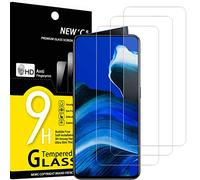 NEW'C 3 Pezzi, Vetro Temperato per Oppo Reno 2, Reno 2Z, Pellicola Prottetiva Anti Graffio, Anti-Impronte, Senza Bolle, Durezza 9H, 0,33mm Ultra Trasparente, Ultra Resistente