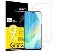 NEW'C 3 Pezzi, Vetro Temperato per Samsung Galaxy A16 5G,Galaxy A26 5G, Pellicola Prottetiva Anti Graffio, Anti-Impronte, Senza Bolle, Durezza 9H, 0,33mm Ultra Trasparente, Ultra Resistente