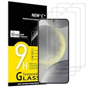 NEW'C 3 Pezzi, Vetro Temperato per Samsung Galaxy S24 5G, Pellicola Prottetiva Anti Graffio, Anti-Impronte, Durezza 9H, 0,33mm Ultra Trasparente, Ultra Resistente