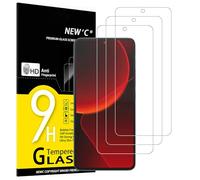 NEW'C 3 Pezzi, Vetro Temperato per Xiaomi 13T, Xiaomi 13T Pro, Pellicola Prottetiva, Senza Bolle, Durezza 9H, 0,33mm Ultra Trasparente, Ultra Resistente