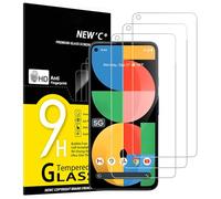 NEW'C Pellicola Vetro per Google Pixel 5a 5G, in Vetro Temperato | 3 Pezzi, HD Trasparente, 6,34 Pollici, Durezza 9H, Antigraffio, Senza Bolle, Oleofobico, Sensibile al Tocco