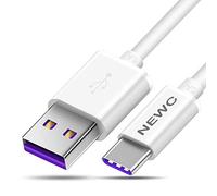 NEW'C Set di 2 cavi USB tipo C a USB 3.0 5A, cavo USB C per Samsung Galaxy S23/S22/S21/S20/S10/S9/S8, Serie A, Huawei, Xiaomi, OnePlus, caricatore cavo USB C rapido 1M