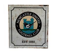 Newcastle United FC - Cartello ufficiale con stemma retro (TA1170)