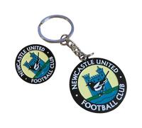Newcastle United FC Set Portachiavi e Mostrina Retrò (BS6292)