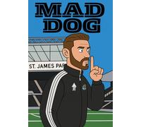NEWCASTLE UNITED Jason Tindall JT Mad Dog Coach novelty Ssshh cartoon style Notebook NUFC Geordie Jotters