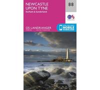 Newcastle Upon Tyne, Durham & Sunderland (Map) OS Landranger Map