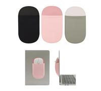 Newchsi Custodia universale adesiva per mouse, confezione da 3 pezzi, custodia sottile per mouse magico, con adesivo riutilizzabile, nessun residuo di colla, compatibile con computer, laptop, ufficio