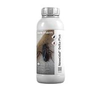 Newcidal Delta Plus - Insetticida Blatte e Scarafaggi Concentrato 1 Litro - Acaricida Emulsionabile con Deltametrina - Insetticida da Diluire Elevata Persistenza - Uso Professionale per Interni