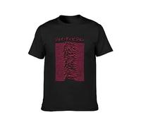 Newcix Joy' s Division Unknown Pleasures T-Shirt Graphic Mens Basic Black Unisex Cotton Casual Tee M