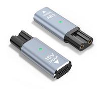 Newding Adattatore USB C per Rasoio Philip 15V, Caricatore Compatibile con OneBlade QP6651, Series 9000 7000 5000, MG7720 S9987 BT5515, Sostituzione per Alimentatore HQ8505 (Senza Cavo)