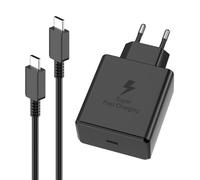 Newding Caricatore 45W USB C per Samsung Galaxy S25 Ultra, S24 Ultra, S23 Ultra, S22 Ultra, S20 Ultra, S25+ S24+ S23+ S22+, Tab S10 S9 S8, Note10+, Super Fast Charging 2.0