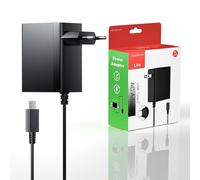 Newding Caricatore USB per Switch OLED Lite Dock, 15 V 2,6 A Cavo Tipo C