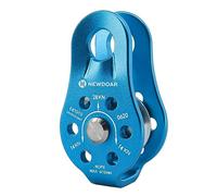 NewDoar Certificato CE 28KN Micro Puleggia Fissa Carrello Laterale per Arrampicata, Sollevamento di Soccorso, Tendenza del Gancio