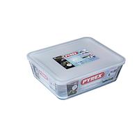 Pyrex Cook&Freeze Contenitore rett. con coperchio in vetro borosilicato 27 x 22 x 9 cm, 4L
