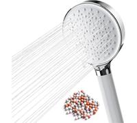 Newentor Soffione doccia alta pressione con 6 spruzzi Newentor, soffione doccia grande, risparmio idrico doccia soffione Per la Pelle Secca e Capelli, filtro calcare doccia