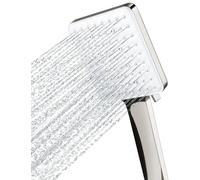 Newentor Soffione e doccia a risparmio energetico, ad alta pressione, con 6 tipi di getto (soffione doccia senza tubo), dorato