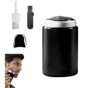 Newest Mini Portable Electric Shaver, USB Rechargeable Waterproof Razor, Shavers for Men Women, Electric Razor for Men Pocket Size (Black-A)